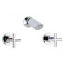 PLNZ Chrome Full Turn Lead Free Shower Tap Set PLNZ Chrome Full Turn Lead Free Shower Tap Set